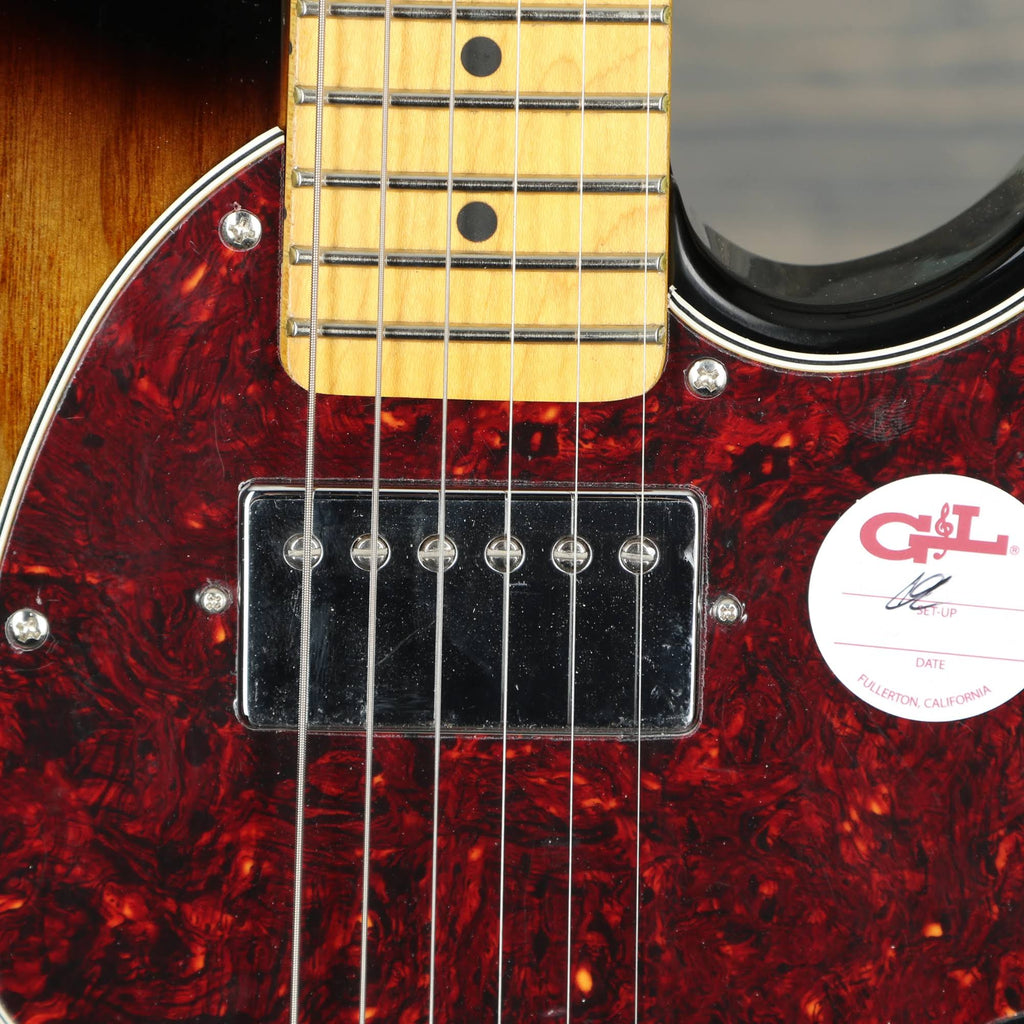 G&L Tribute ASAT Classic Bluesboy Semi-Hollow 3-Tone Sunburst X9470