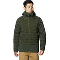 Mountain Hardwear Men&s Stretchdown Hybrid Hoody - Large - Black Sage - Megean