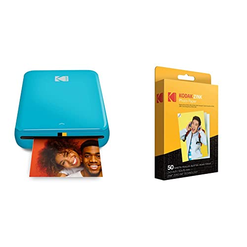 KODAK Step Instant Smartphone Photo Printer - Portable Wireless Zink 2x3" - White G38776