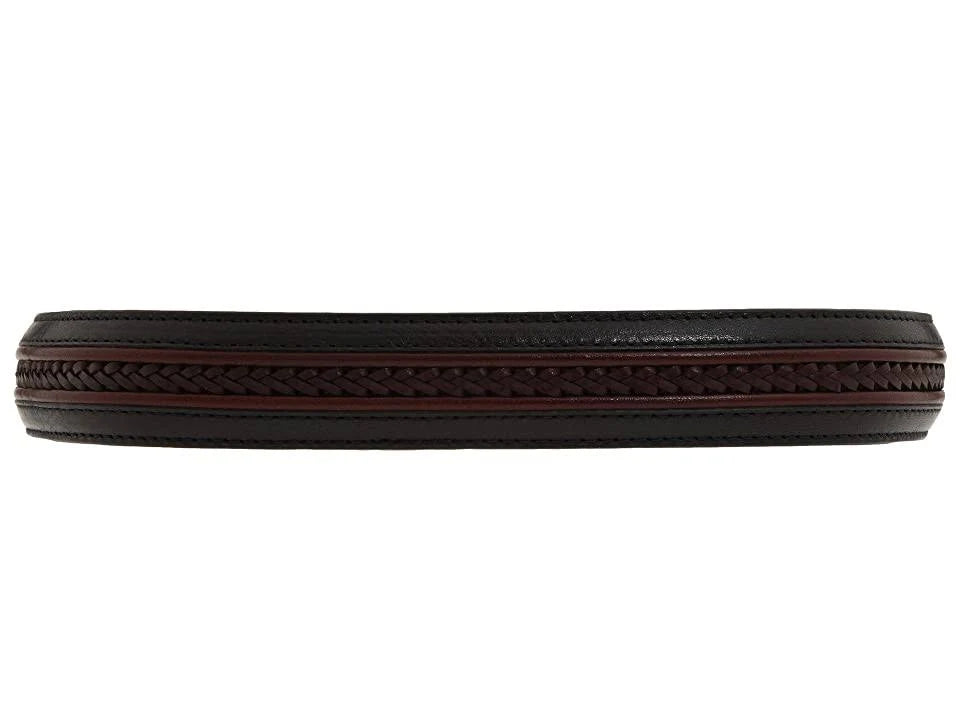 Brighton Pinon Hills Inlay Lace Belt, Size 44, Black-Brown D766866