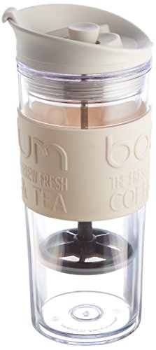 Bodum Travel Press, Vacuum Insulated, 15oz, Black Q18221