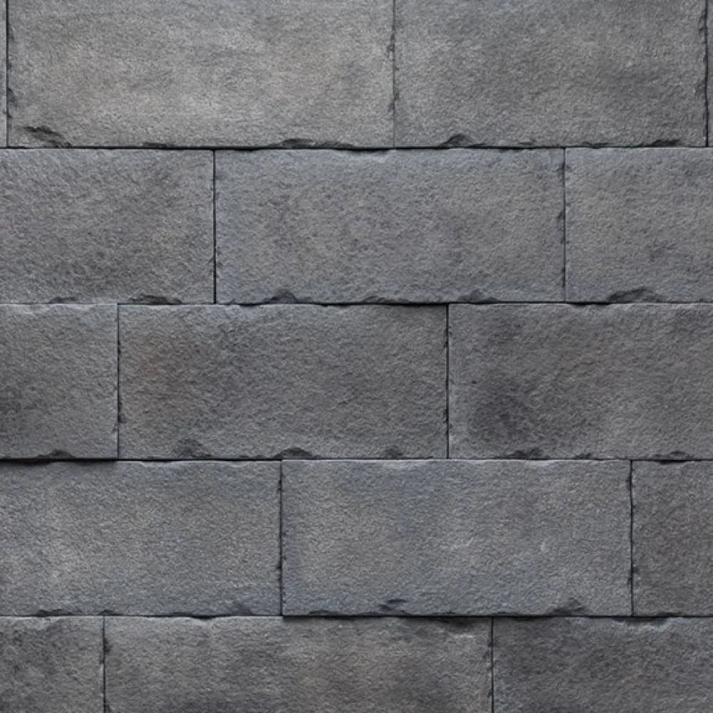 Boral Versetta 36 in. x 8 in. Stone Carved Block Midnight Stone Veneer Corner Panel (6-Bundles per Box), Black