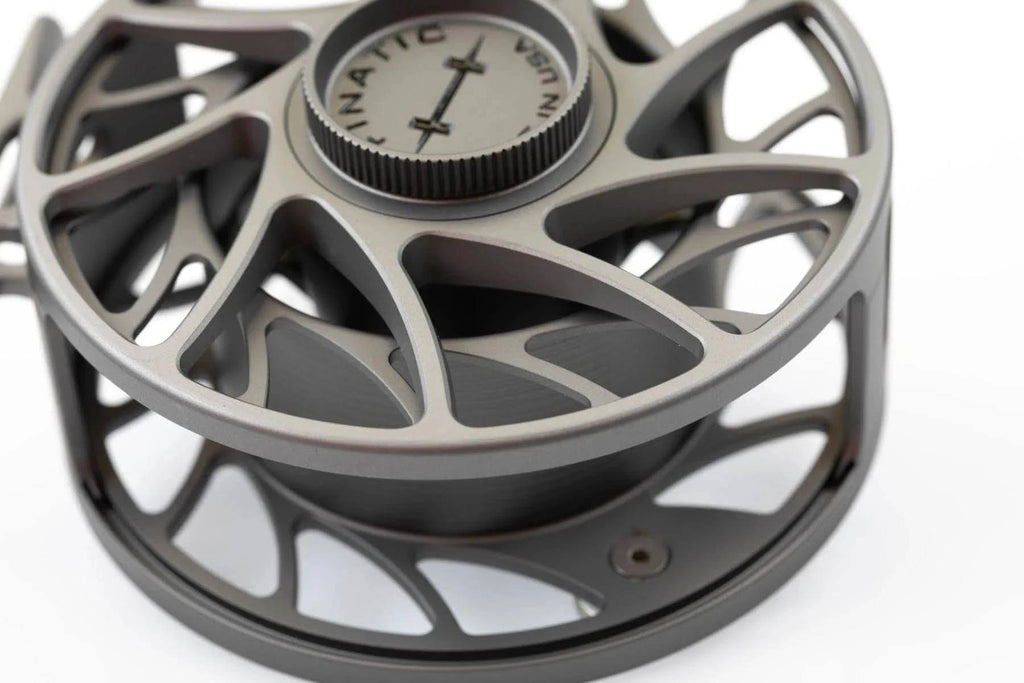 Hatch 11 Plus Gen 2 Finatic Fly Reel - Large Arbor - Gray/Black Y429