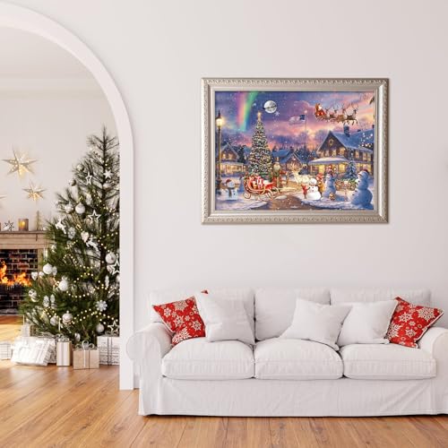 Nattork Jigsaw Puzzle 1000 Pieces for Adults, Christmas House W31652