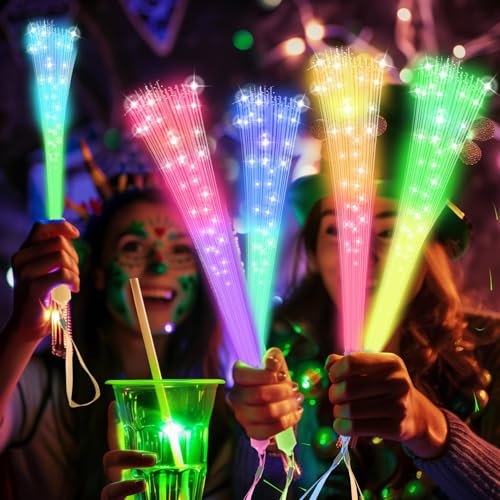 Glow Fiber Optic Wands 24 PCS for Party Favors X726