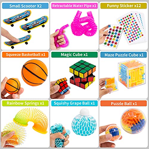 Sensory Fidget Toys Set for Kids Adults, 76 Pack Stress Relief Bundle X44594