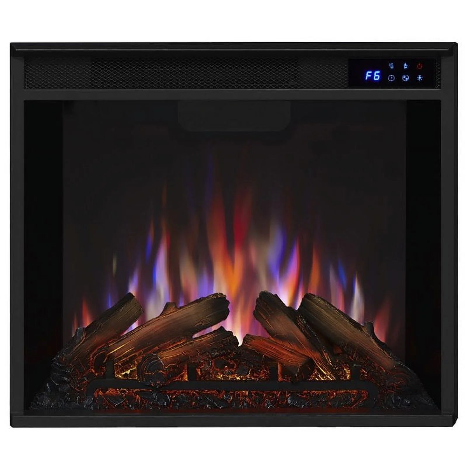 Bowery Hill Traditional Wood Electric Corner Fireplace for TVs up to 50" Oak M8800
