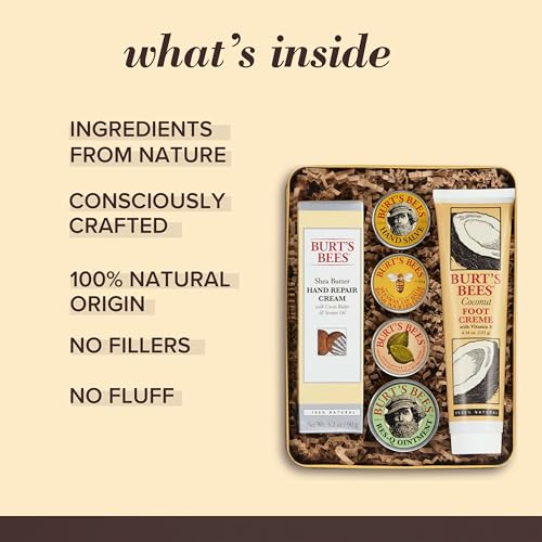 Burt's Bees Classics Set, 6 Products in Giftable Tin T395