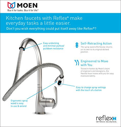 Moen Brantford Oil Rubbed Bronze One-Handle Pulldown Bar Faucet A688333