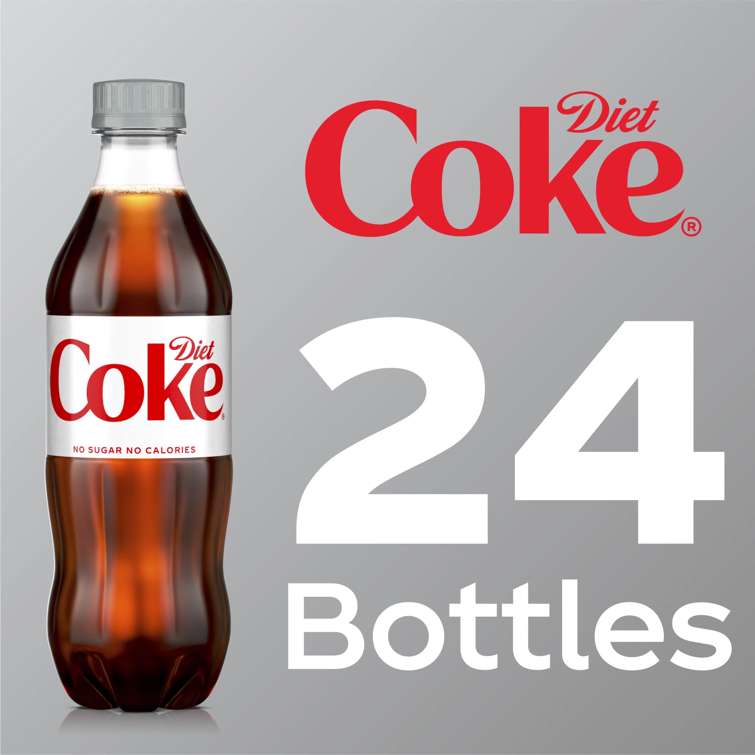 Diet Coke Soda Soft Drink, 16.9 fl oz, 24 Pack K250
