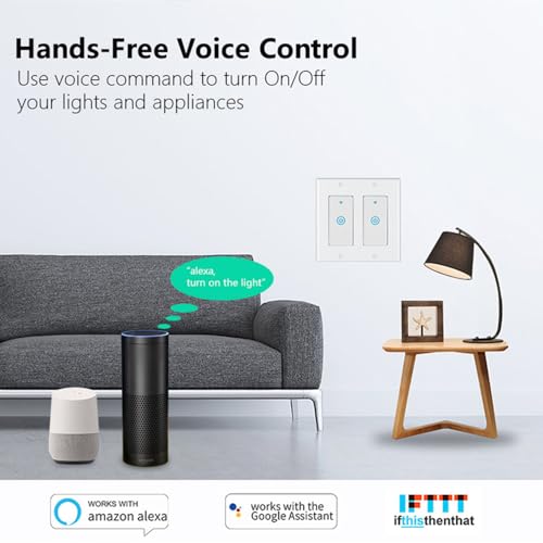 Zigbee Paddle Touch Smart Switch, Alexa and Google Home Compatible, Neutral Wire Required Y846