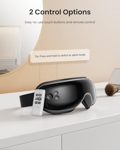 RENPHO Eye Massager with Heat and Compression, Eyeris 1 Sleep Mask R9979