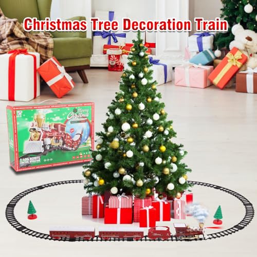 Christmas Train Set with Remote Control, Lights and Sounds for Toddlers Q929460