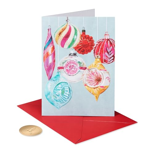 Papyrus Boxed Christmas Cards with Envelopes, Christmas Trees, 14-Count C8880
