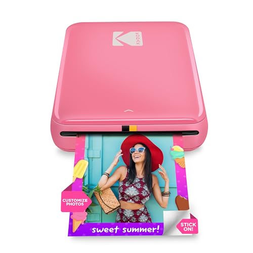 KODAK Step Instant Smartphone Photo Printer - Portable Wireless Zink 2x3" - White G38776