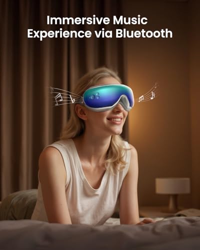 RENPHO Eye Massager with Heat and Compression, Eyeris 1 Sleep Mask R9979