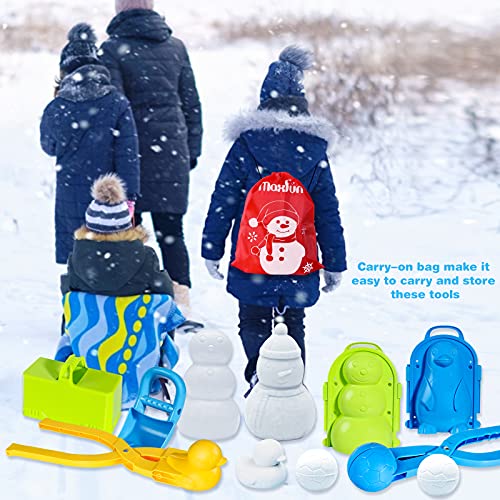 Max Fun 25Pcs Snowball Tool Kit with Handle for Kids Outdoor Play U3641