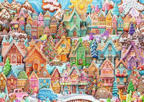 Ravensburger Christmas Cookie Village 1000 Piece Jigsaw Puzzle Z10293