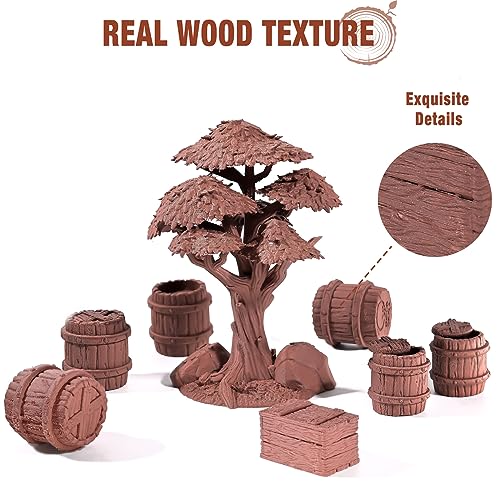 OVV3D Wood PLA Filament Bundle 1.75mm 200g 4 Pack Y521193