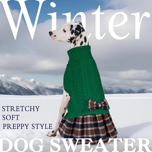 KYEESE Dog Sweater Knitwear with Bowtie for Small Dogs R875009