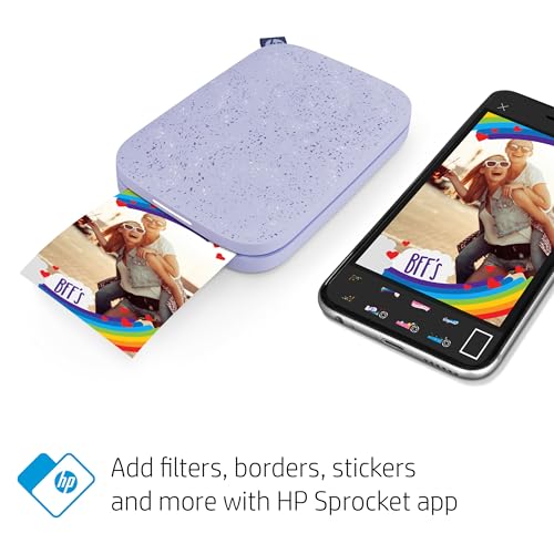 HP Sprocket Portable 2x3 Instant Photo Printer (Luna Pearl) A89391