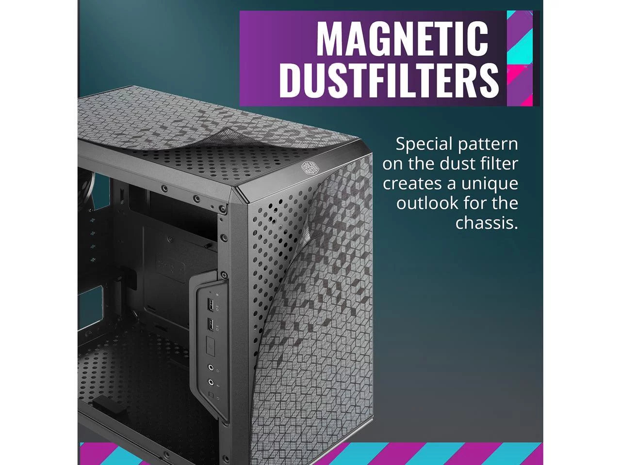 Cooler Master MasterBox Q300L Micro-ATX Tower, Black V6706