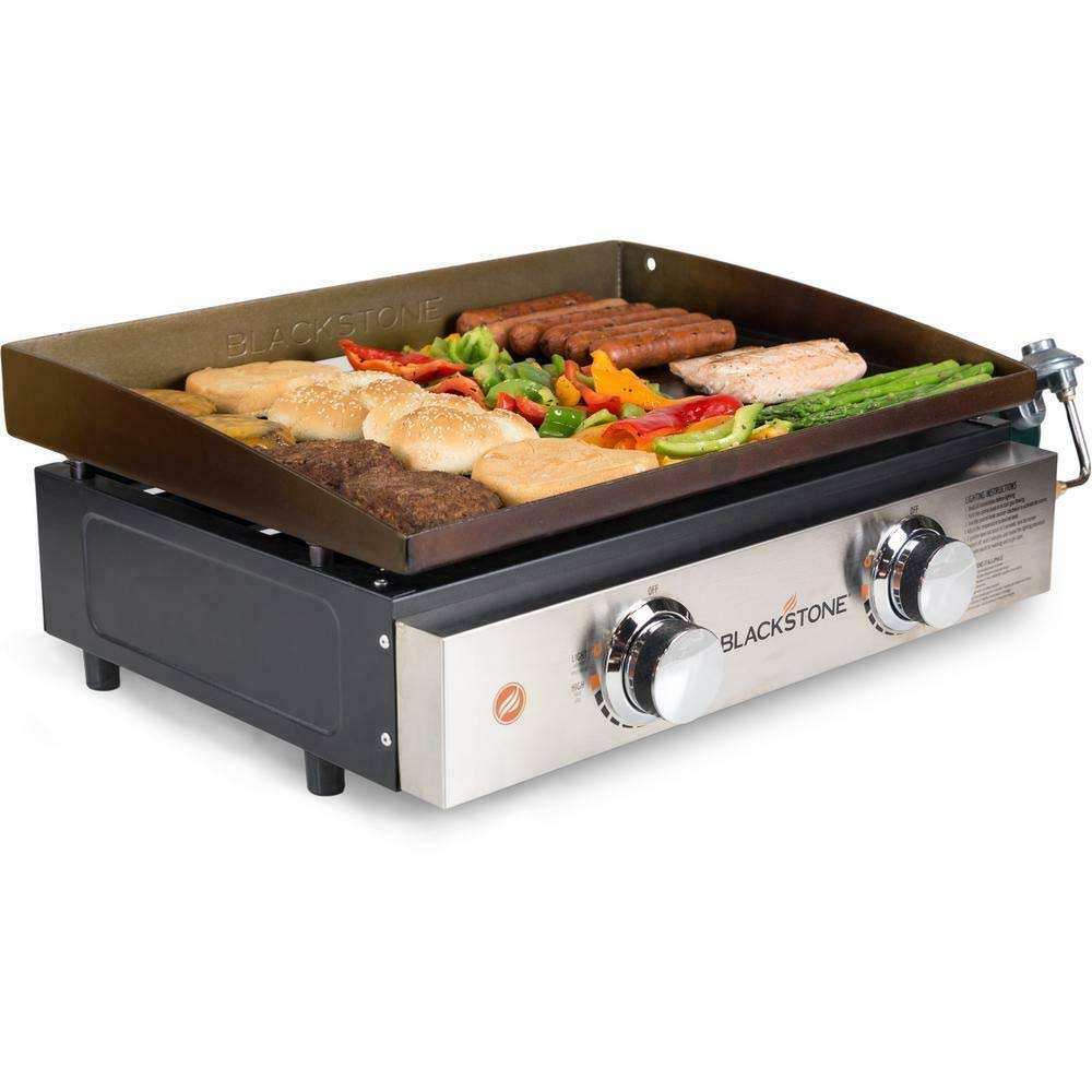 Blackstone 22x22 2-Burner Tabletop Griddle with Cover Q448