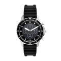 Fossil Men&s Hybrid Smartwatch HR FB-01 Silicone - Black - Megean