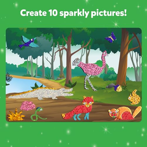 Skillmatics Foil Fun Christmas Ornaments, Mess Free Art Craft Kit for Kids Ages 4-9 S207