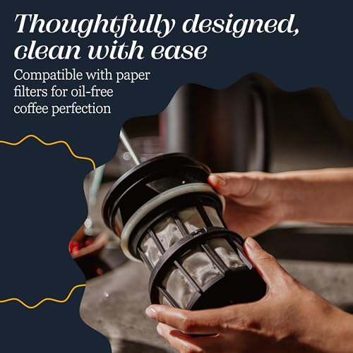 ESPRO P3 French Press Coffee Maker, Black, 32 oz O291