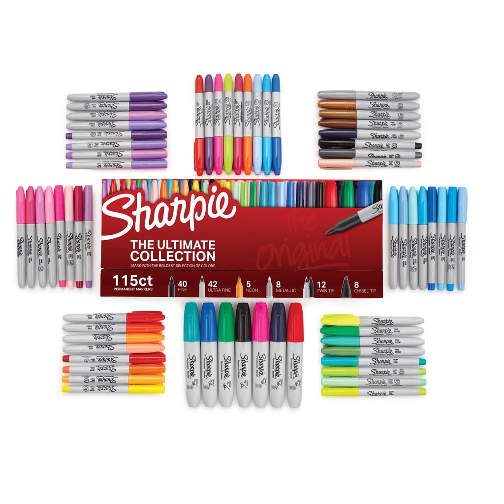 Sharpie Permanent Markers Ultimate Collection, 115 Count R962694