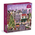 Galison Winter Lights Foil Puzzle, 500 Pieces, 20" x 20" Holiday Jigsaw Puzzle P8985
