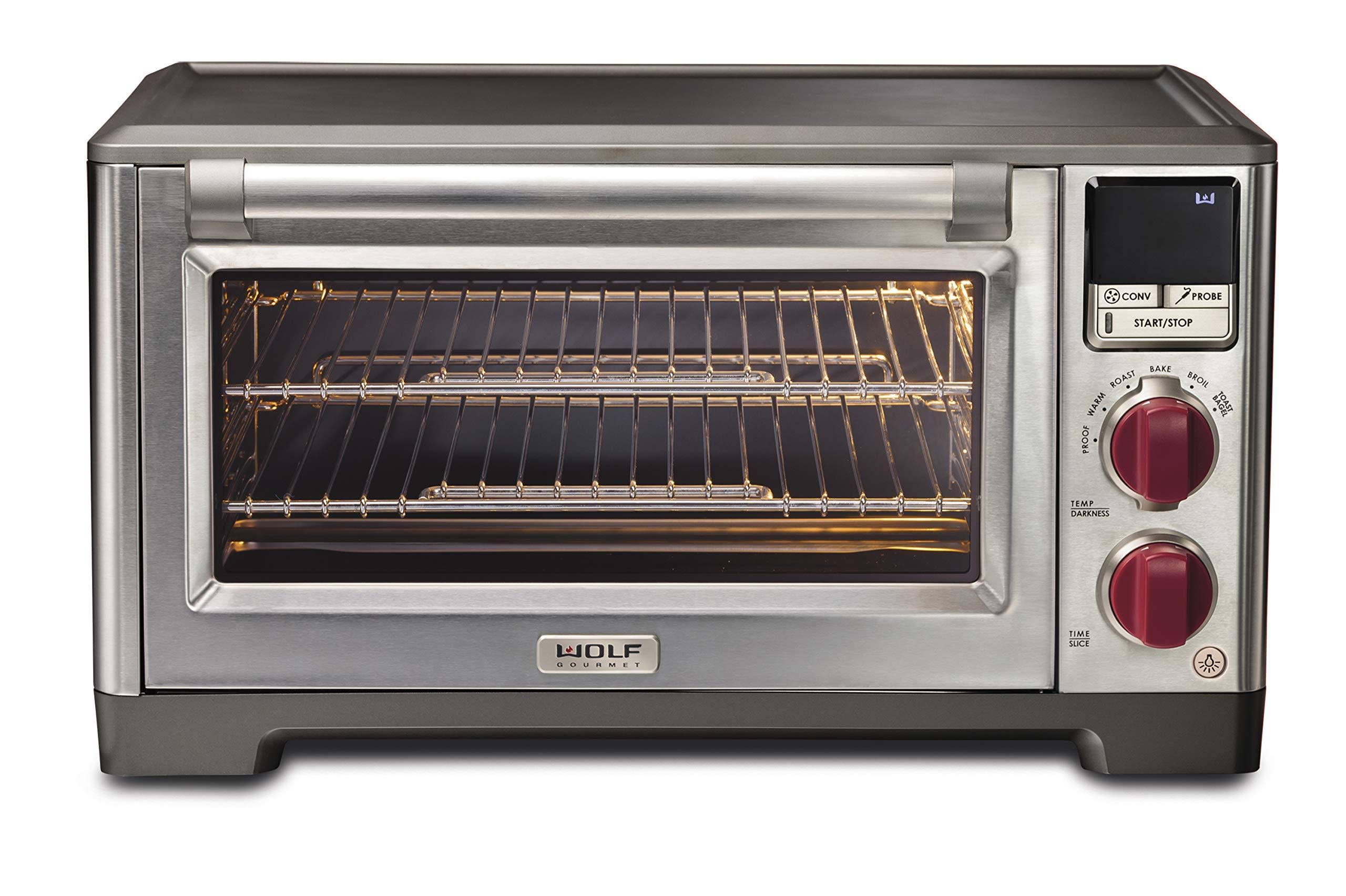 Wolf Gourmet Elite Countertop Oven with Red Knobs
