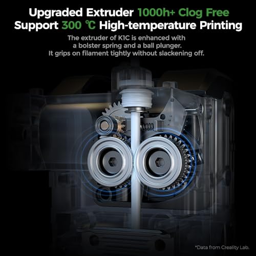 Creality K1C 3D Printer, 600mm/s High-Speed Printing, Carbon Fiber Support B672644
