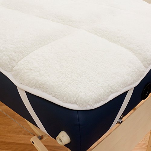 Body Linen Abundance Deluxe Quilted Fleece Massage Table Pad Set with Face Cradle Cover Y3096