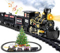 Letapapa Train Set with Steam Locomotive, Tracks, Lights & Sound for Kids A3170