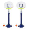 Little Tikes Adjust &n Jam Pro Basketball Hoop Toy with Sand Base (2 Pack) - Megean