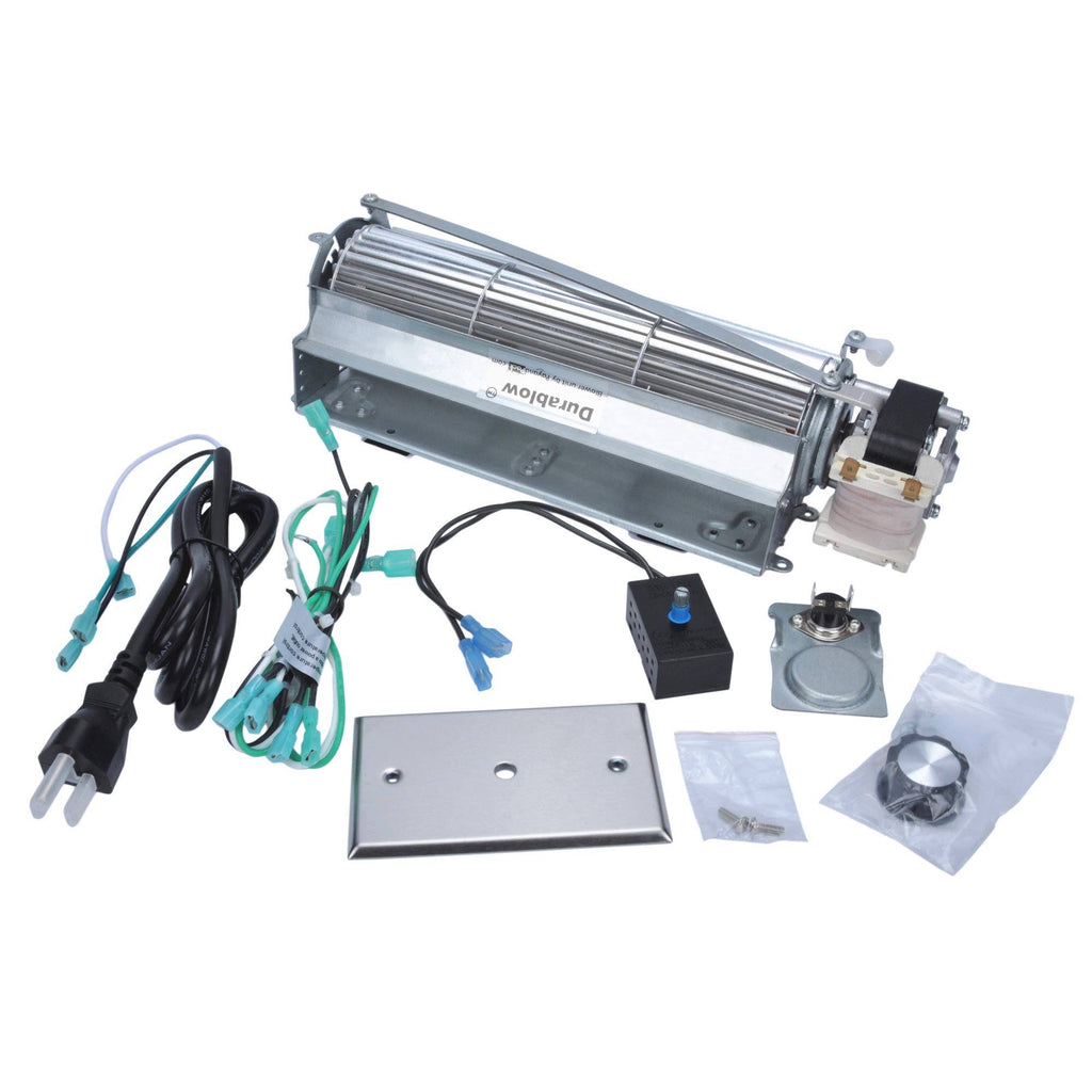 Durablow MFB007-C GFK4, FK4 Replacment Fireplace Blower Fan Kit for Heatilator, Majestic, Vermont Castings, Monessen, CFM, North