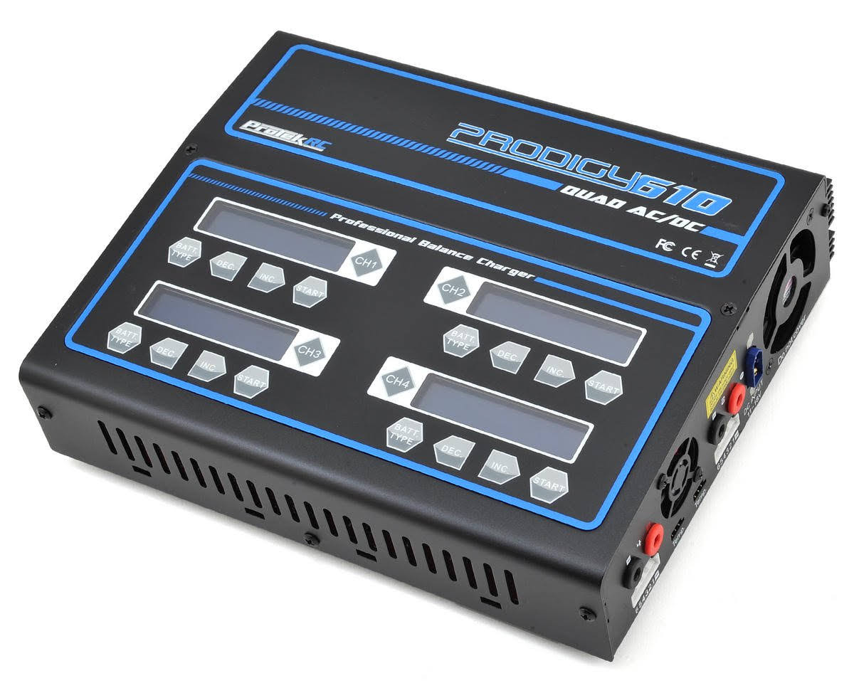 Protek RC 8517 Prodigy 610 Quad AC LiHV/ Lipo AC/DC Battery Charger - Megean