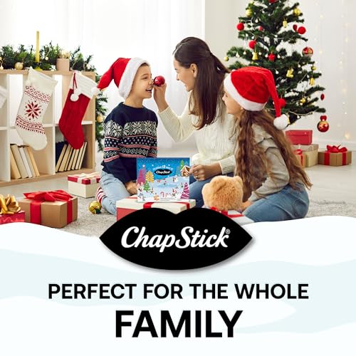 ChapStick Advent Calendar 2025, 12-Pack Lip Balm Gift Set, 0.15 Oz Each M609540
