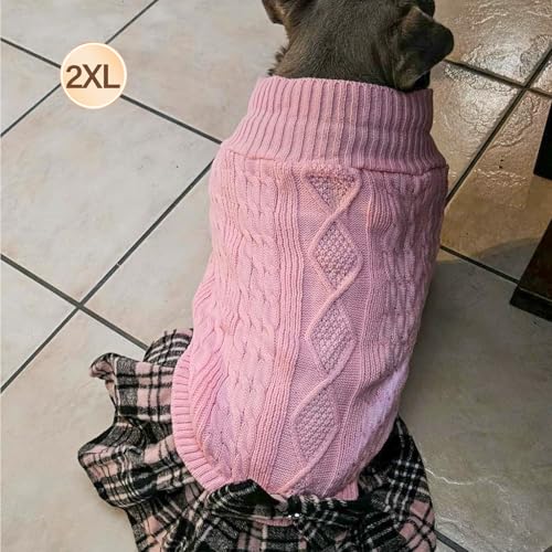 KYEESE Dog Sweater Knitwear with Bowtie for Small Dogs R875009