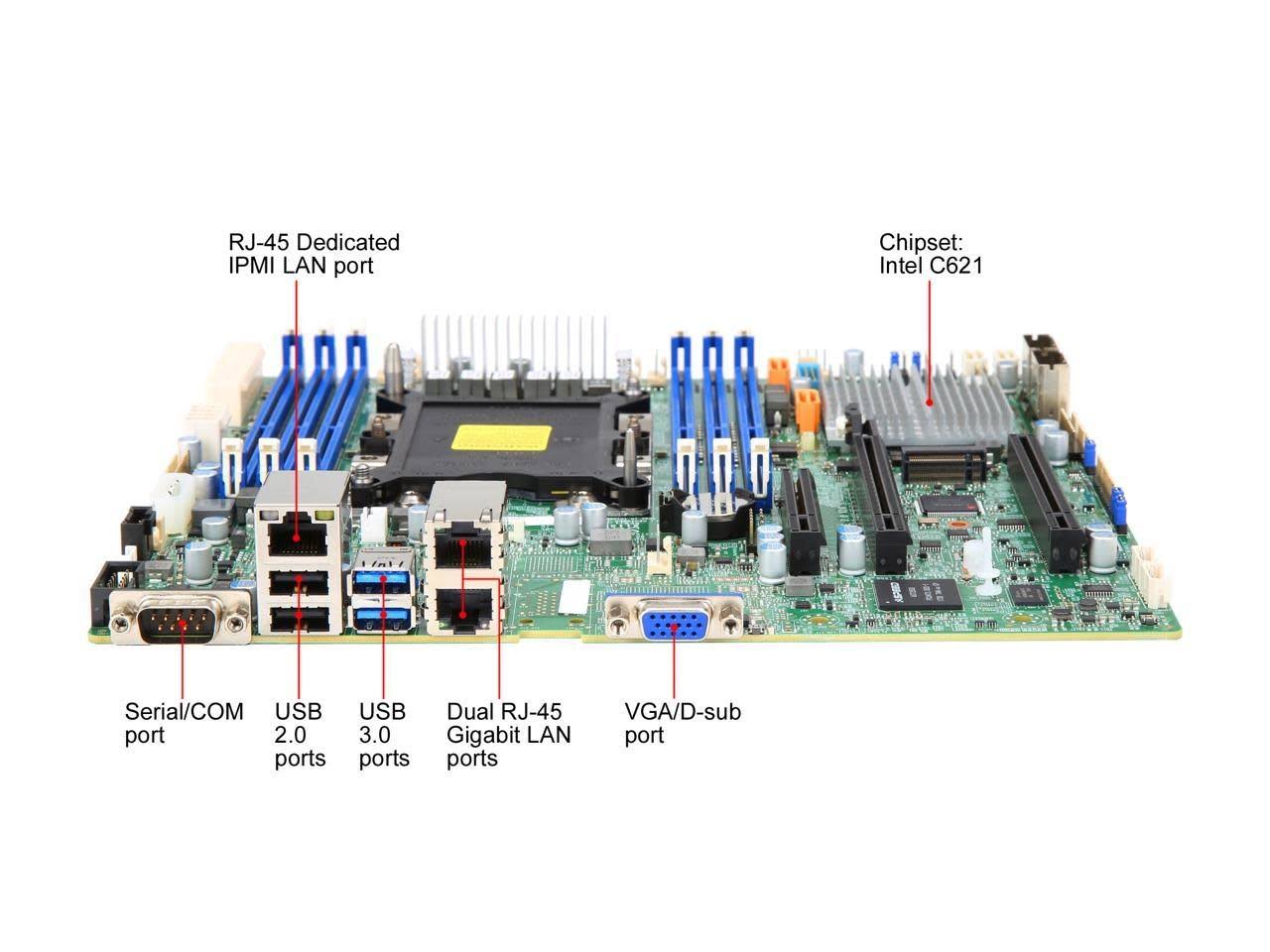 Supermicro MBD-X11SPM-F-O Server Motherboard U269