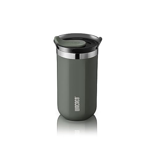 WACACO Octaroma Classico Vacuum Insulated Coffee Mug, Double-wall Stainless Steel, 6 fl oz, Carmine Red Z33030