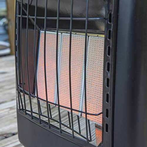 Mr. Heater MH18CH Radiant Cabinet LP Heater, Black I7911