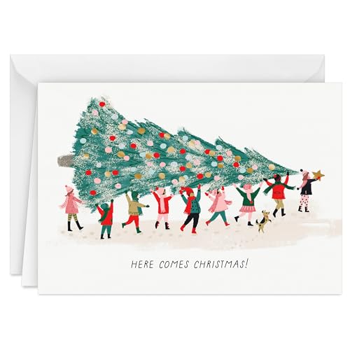 Hallmark UNICEF Boxed Christmas Cards, Here Comes Christmas (20 Cards with Envelopes) I81815