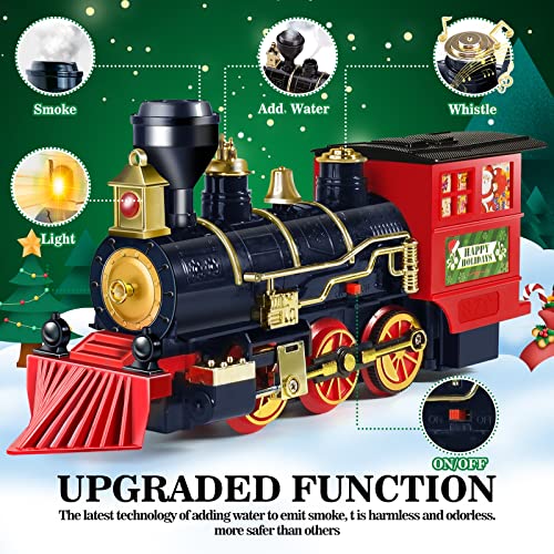 BainGesk Train Set with Steam, Light and Sounds, Electric Toy for Kids K159