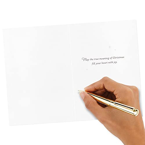 Hallmark Boxed Christmas Cards Festive Foil, 40 Cards with Envelopes S22215