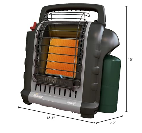 Mr. Heater Portable Buddy Heater MH9BX 4,000-9,000 BTU Indoor-Safe Propane Radiant Heater Q997