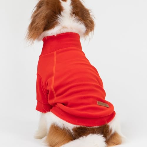 Fitwarm 3 Pack Classic Fleece Dog Sweater for Small Dogs, Medium D613