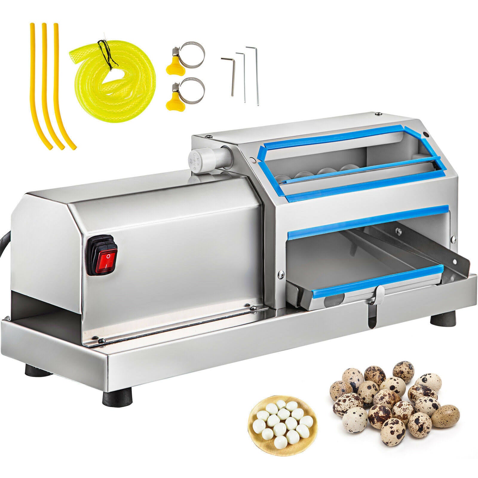 Vevor Commercial Automatic Quail Egg Peeler Machine Bird Egg Sheller Machine US Ship - Avayadevconnect
